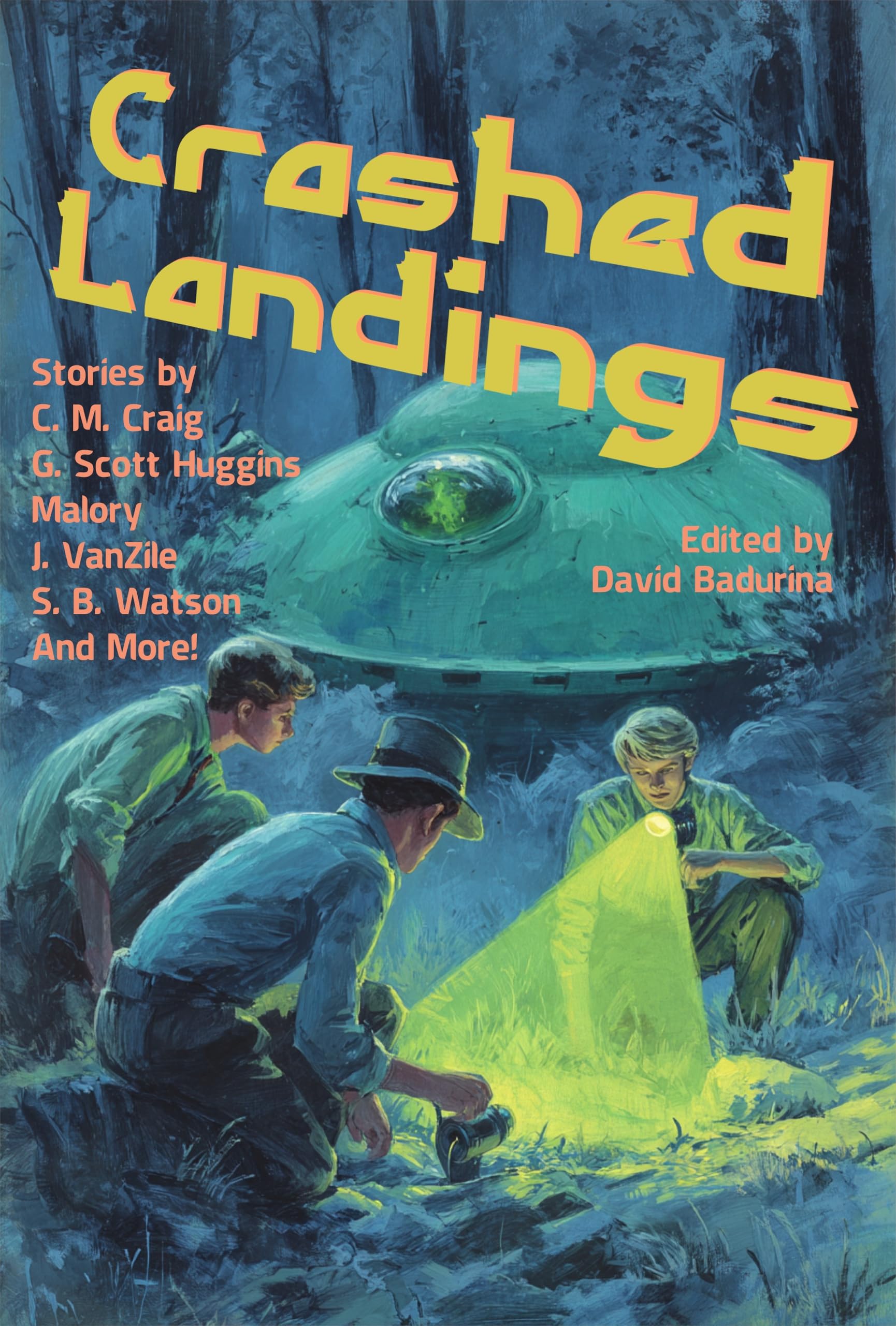 Crashed Landings — Raconteur Press anthology cover